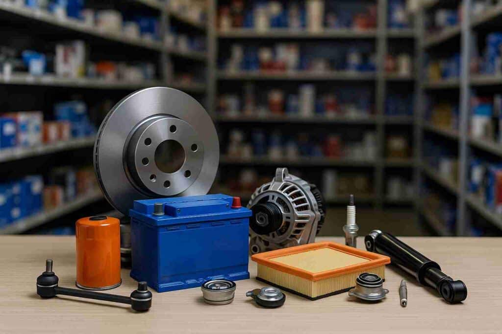 A collection of automotive parts and accessories, highlighting options for DIY enthusiasts in DeSoto. finding quality auto parts